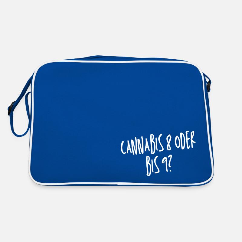 Cannabis 8 oder bis 9? Retro Tasche