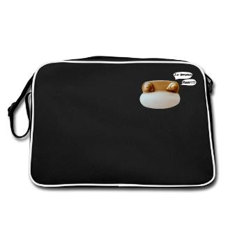 Hippofrog - Retro Bag - black/white - Back