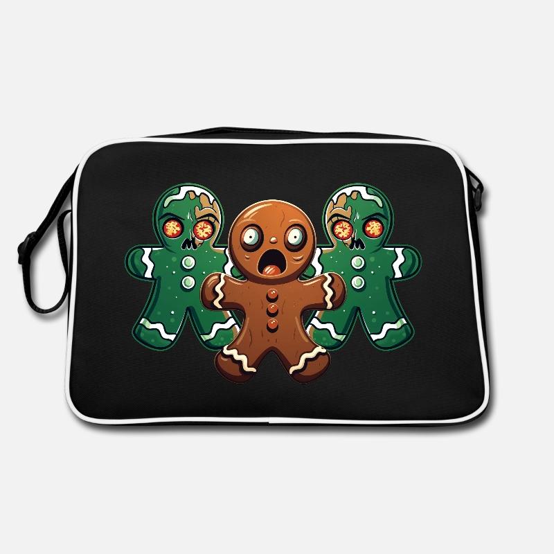 Walking Gingerbread Retro Tasche