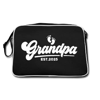 Papy 2025 - Sac Retro - noir/blanc - Dos