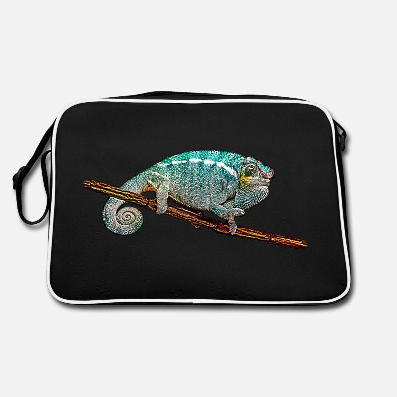 Chamäleon Retro Tasche