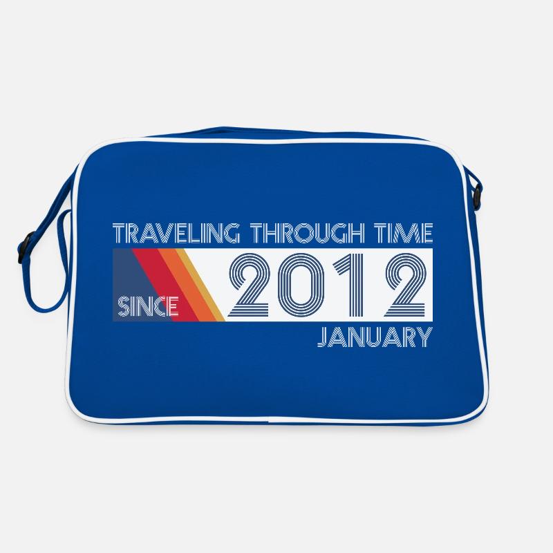 Funny Zeitreise Geburtstags Design January 2012 Retro Tasche