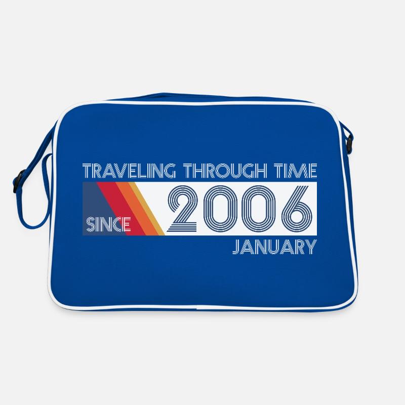 Drôle de voyage dans le temps anniversaire Design janvier 2006 Sac Retro