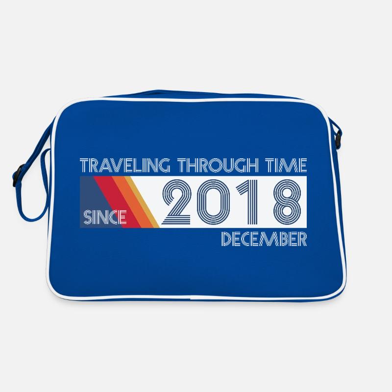 Funny Zeitreise Geburtstags Design December 2018 Retro Tasche