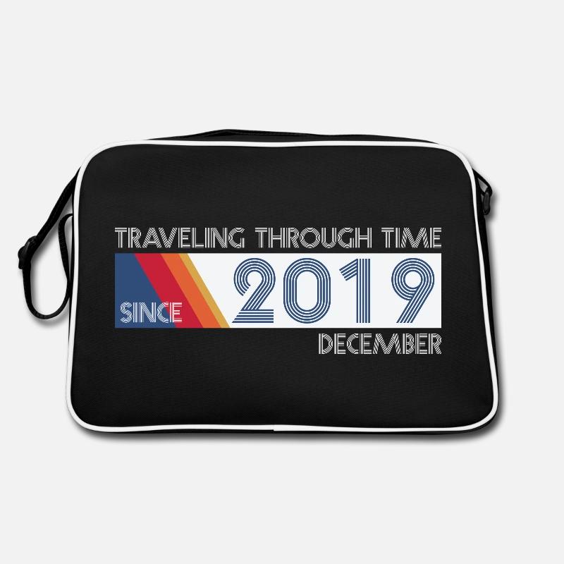 Funny Zeitreise Geburtstags Design December 2019 Retro Tasche