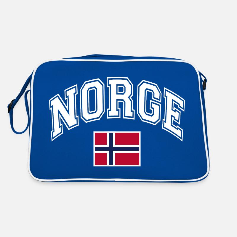 Norway Flag Retro Bag