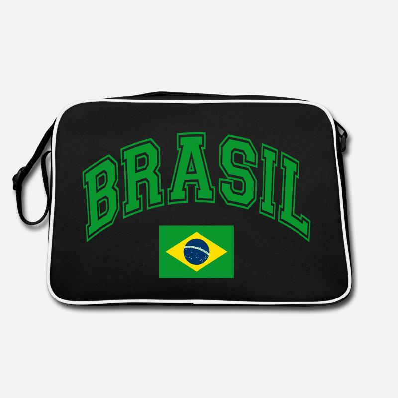 Drapeau du Brésil Sac Retro
