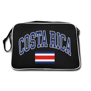 Costa Rica - Retro Bag - black/white - Back