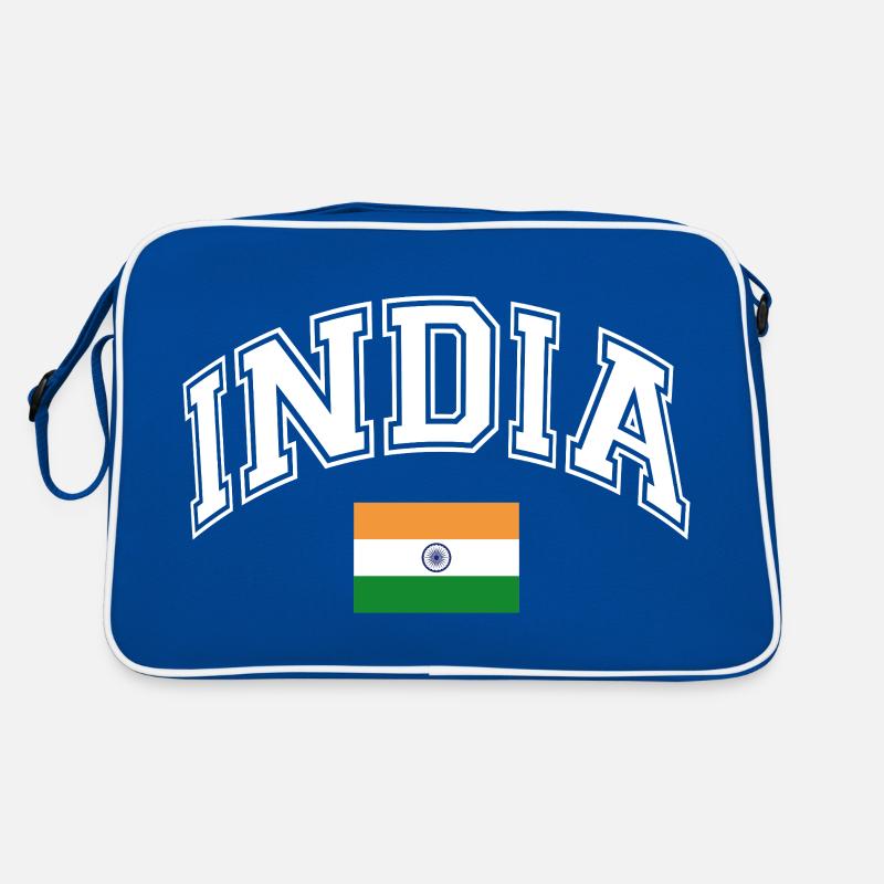 Drapeau de l’Inde Sac Retro