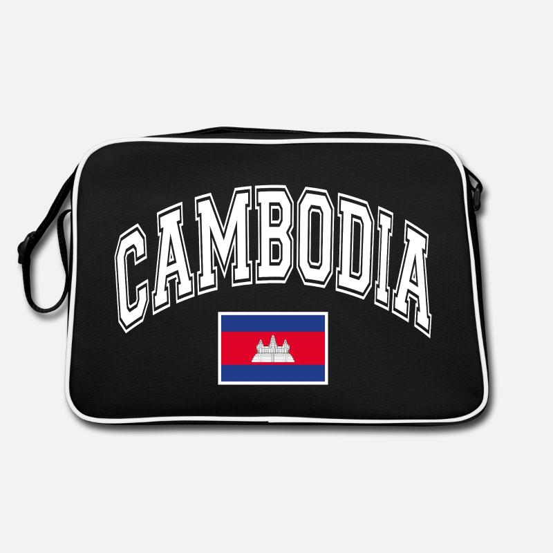 Drapeau du Cambodge Sac Retro