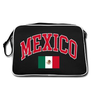 Mexico - Retro Bag - black/white - Back