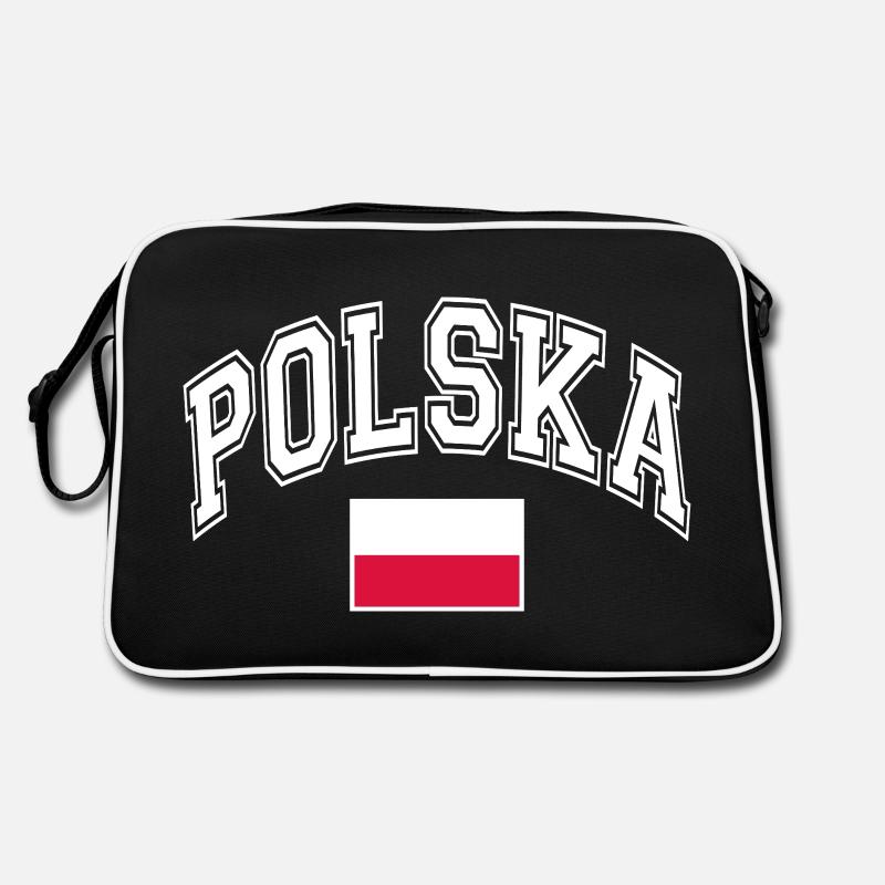 Poland Flag Retro Bag