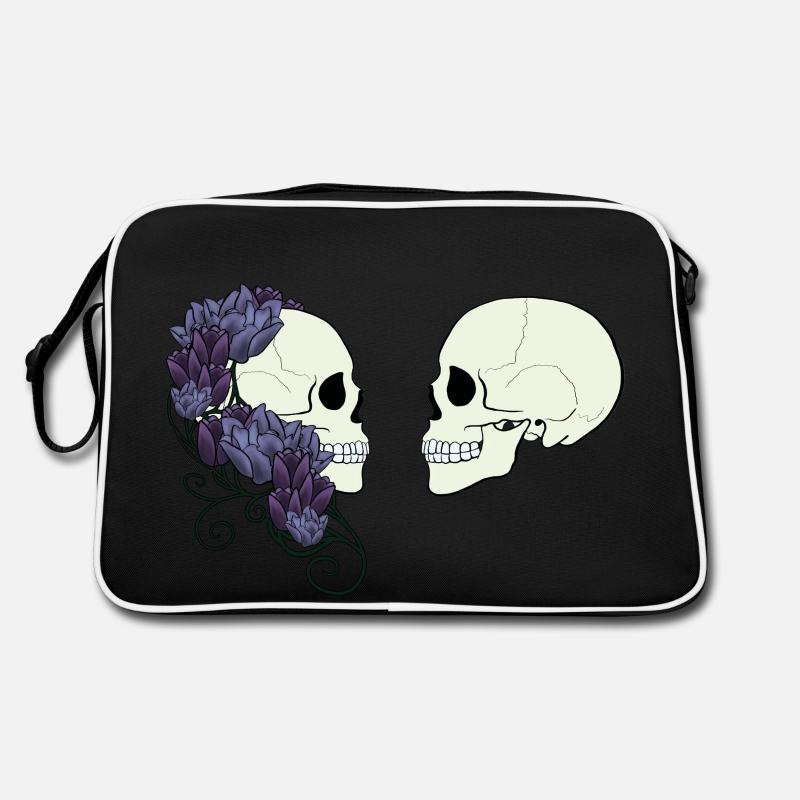 COUPLE DE CRÂNE DE TULIPE Sac Retro