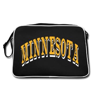 Minnesota - Sac Retro - noir/blanc - Dos