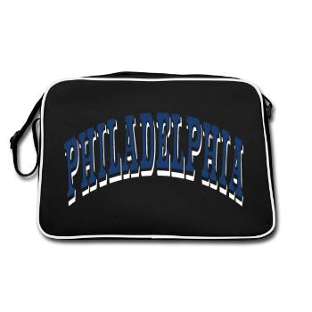 Philadelphia - Retro Bag - black/white - Back