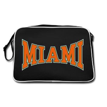Miami - Sac Retro - noir/blanc - Dos