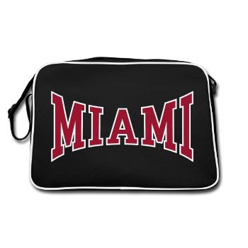 Miami - Sac Retro - noir/blanc - Dos
