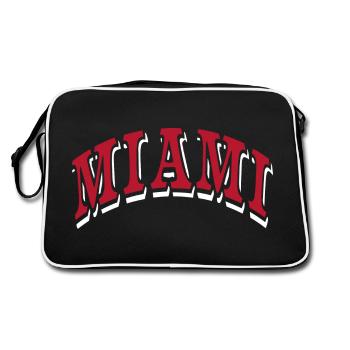 Miami - Sac Retro - noir/blanc - Dos