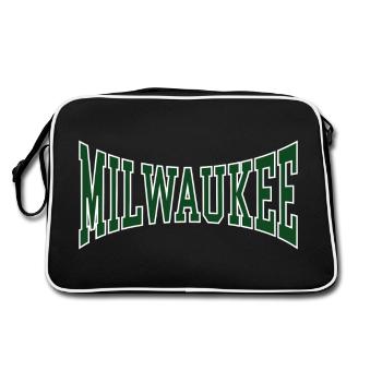 Milwaukee - Retro Bag - black/white - Back