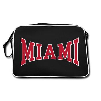 Miami - Sac Retro - noir/blanc - Dos