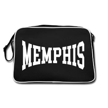 Memphis - Retro Bag - black/white - Back