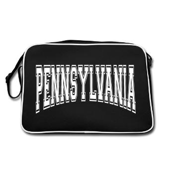 Pennsylvania - Retro Bag - black/white - Back