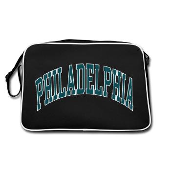 Philadelphia - Retro Bag - black/white - Back