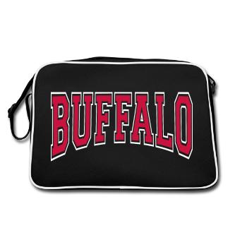 Buffalo - Retro Tasche - Schwarz/Weiß - Hinten