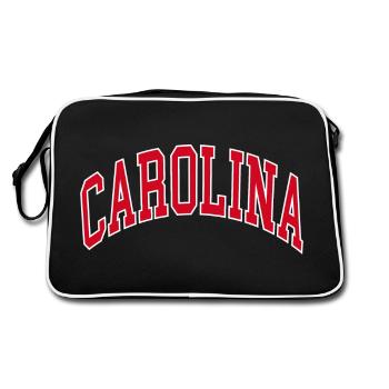 Carolina - Retro Bag - black/white - Back