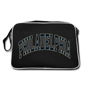 Philadelphia - Retro Bag - black/white - Back