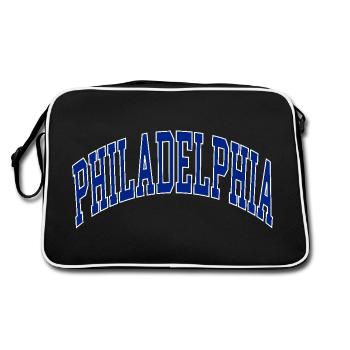Philadelphia - Retro Bag - black/white - Back