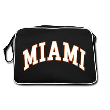 Miami - Sac Retro - noir/blanc - Dos