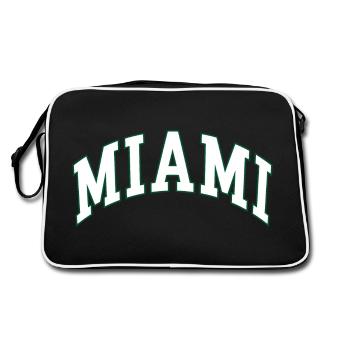 Miami - Sac Retro - noir/blanc - Dos