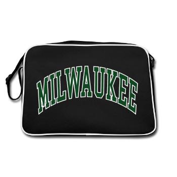 Milwaukee - Retro Bag - black/white - Back