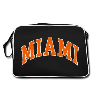 Miami - Sac Retro - noir/blanc - Dos