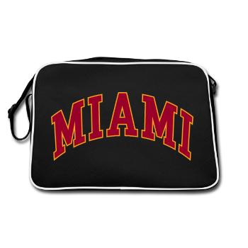 Miami - Sac Retro - noir/blanc - Dos