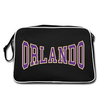 Orlando - Retro Bag - black/white - Back