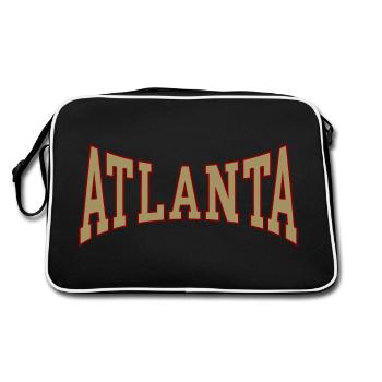 Atlanta - Retro Bag - black/white - Back