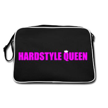Hardstyle Techno Rave Music Party Hardstyle Queen - Sac Retro - noir/blanc - Dos