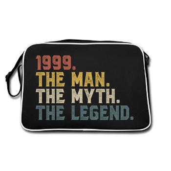 1999 Légende du mythe de l’homme - Sac Retro - noir/blanc - Dos