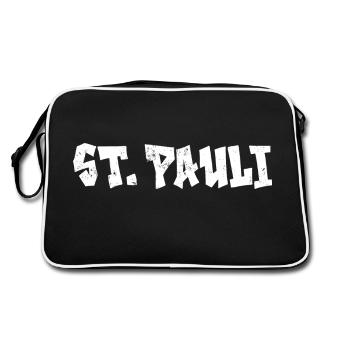 SAINT-PAULI - Sac Retro - noir/blanc - Dos