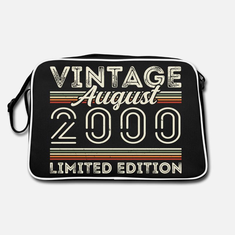 August 2000 Legend since August 2000 Vintage 2000 Retro Bag