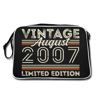 August 2007 Legend since August 2007 Vintage 2007 - Retro Bag - black/white - Back