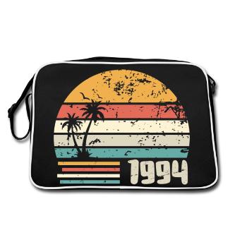1994 Birthday Gift - Made in 1994 Retro 1994 - Retro Bag - black/white - Back