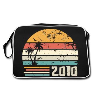 2010 Cadeau Anniversaire - Made in 2010 Rétro 2010 - Sac Retro - noir/blanc - Dos