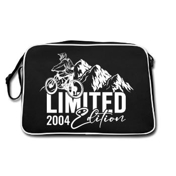 Limited Edition 2004 - Fahrrad Radfahrer Radsport - Retro Tasche - Schwarz/Weiß - Hinten