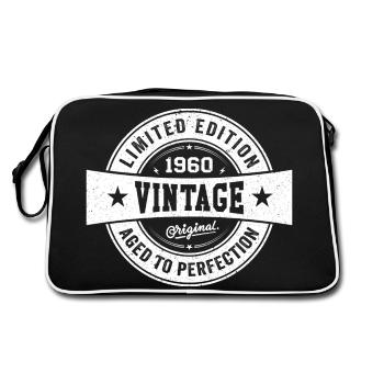 Rétro 1960 Anniversaire 1960 Cadeau 1960 Vintage - Sac Retro - noir/blanc - Dos