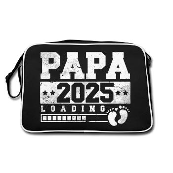 Papa 2025 chargement - Sac Retro - noir/blanc - Dos
