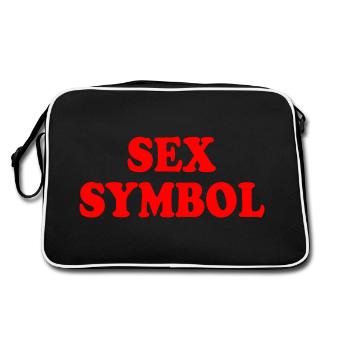 Sex symbol - Retro Bag - black/white - Back