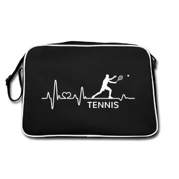 Tennis Heartbeat Raquette de tennis Pulse Tennis Game - Sac Retro - noir/blanc - Dos